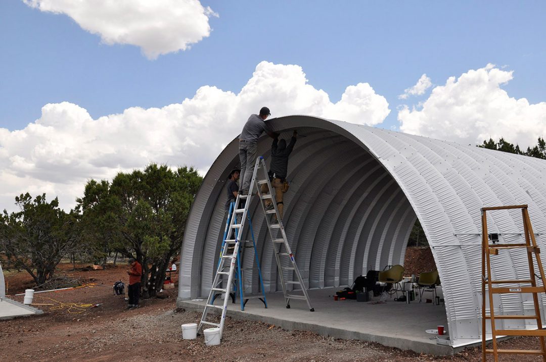 23-Finishing-Up Quonset Hut Construction | Clever Moderns