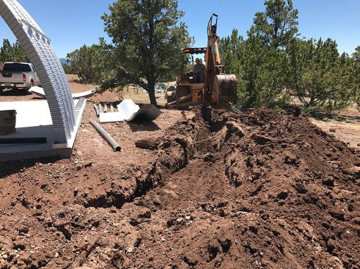 Quonset Hut Progress: Trenching for our Electrical and Plumbing ...