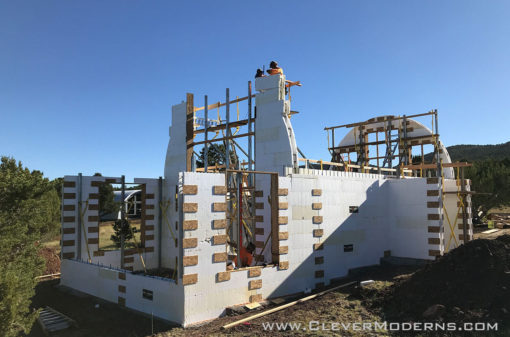 Quonset Loft House Build: ICF Base Walls - Clever Moderns