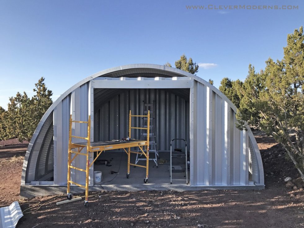 Quonset Hut #4: Q20 Storage Shed - Clever Moderns