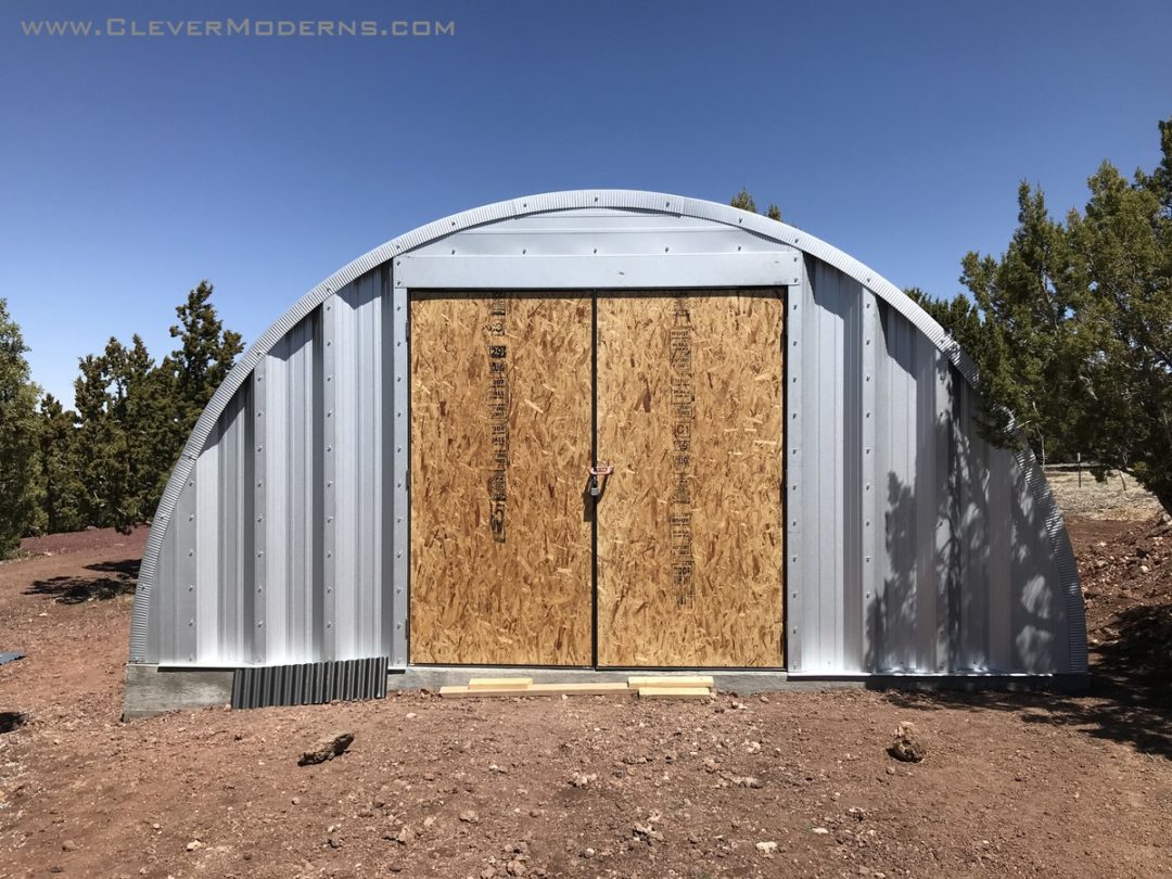 Quonset Hut #4: Q20 Storage Shed - Clever Moderns