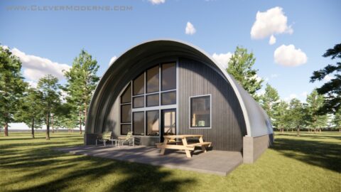 Client Project: GLAM Off-Grid Quonset - Clever Moderns