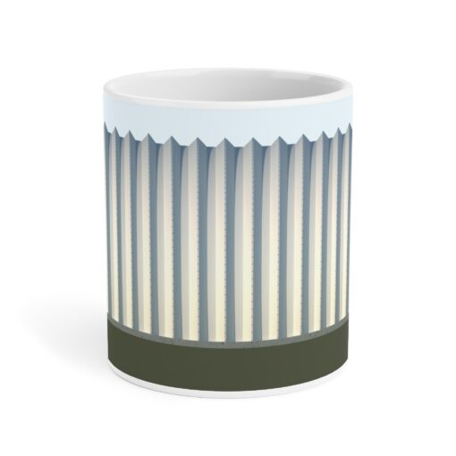 Quonset Hut Side Profile BIG Ceramic Mug