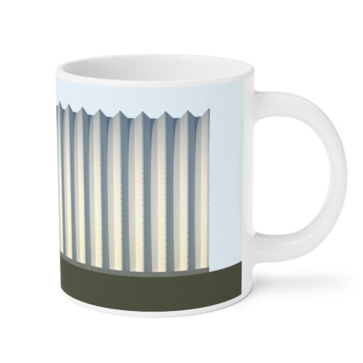 Quonset Hut Side Profile BIG Ceramic Mug - Image 3