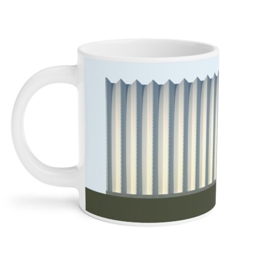 Quonset Hut Side Profile BIG Ceramic Mug - Image 2