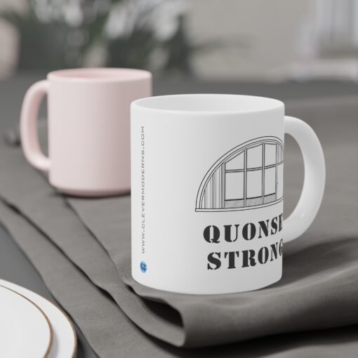 Quonset Strong BIG B&W Ceramic Mug - Image 4