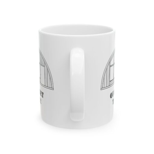 Quonset Time - Clever Moderns Logo Ceramic Mug - Image 3