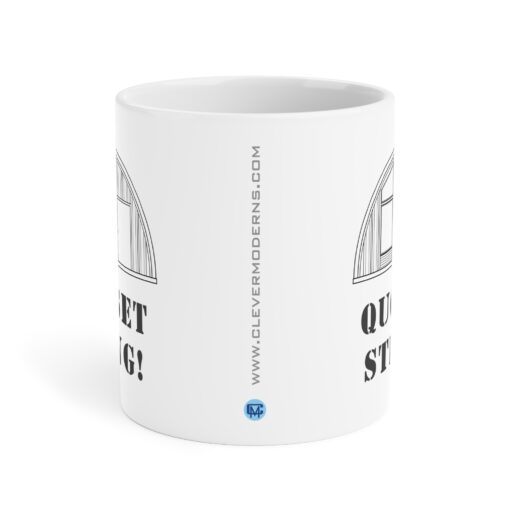 Quonset Strong BIG B&W Ceramic Mug - Image 2