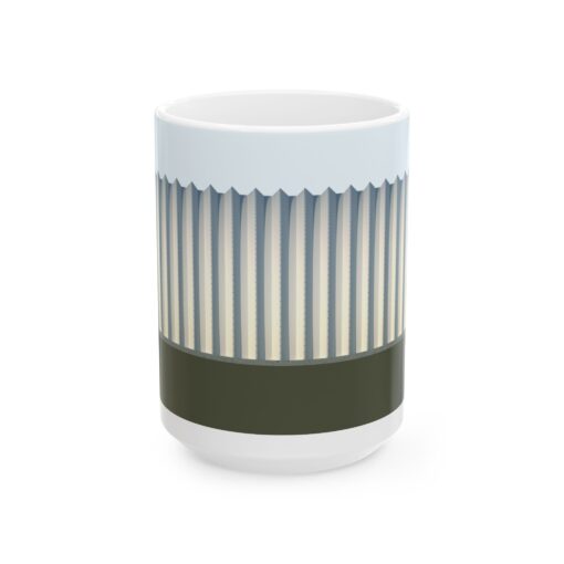 Quonset Hut Side Profile Ceramic Mug - Image 5