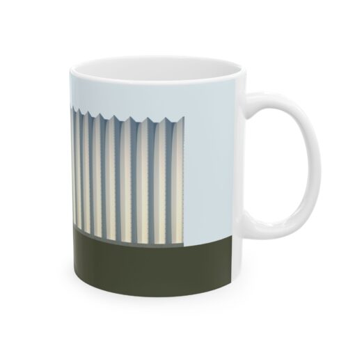 Quonset Hut Side Profile Ceramic Mug - Image 4